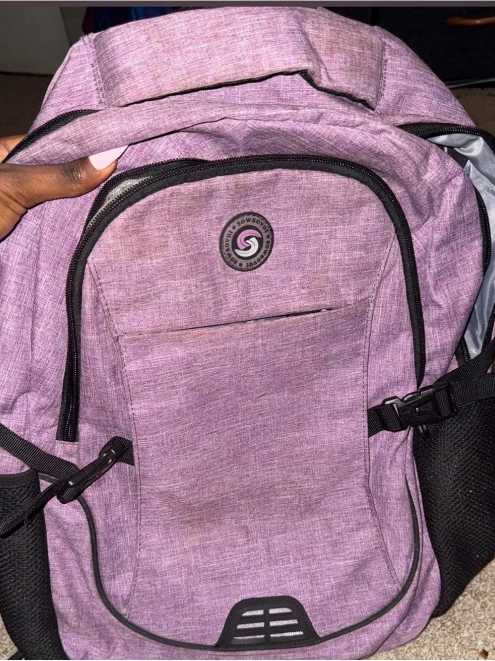 Purple laptop Men's Backpack - Durable Everyday Bag